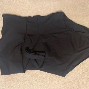 Aerie ribbed strapless one piece swimsuit